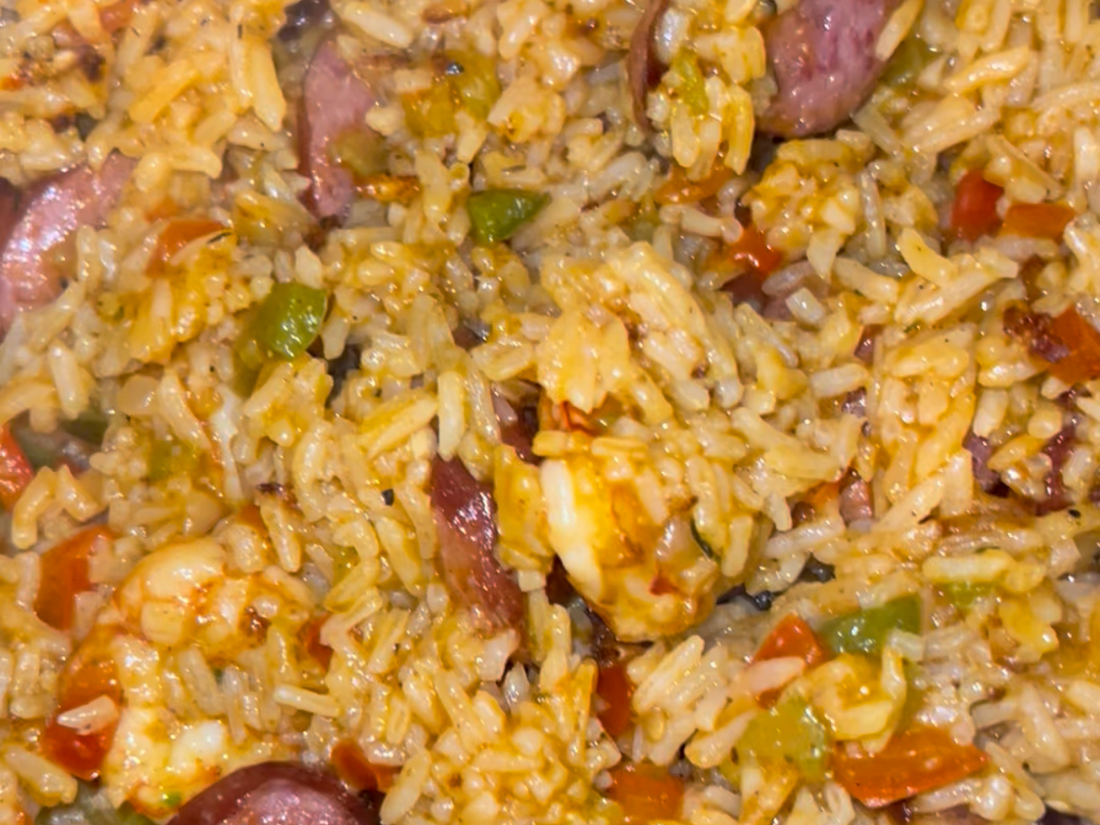 Cajun Shrimp & Sausage Jambalaya